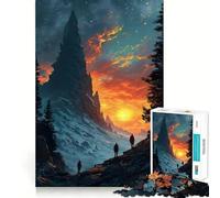Puzzle futuristico per adulti con personaggi, 1000 pezzi, gioco di logica, hobby tranquillo, taglio perfetto, regalo elegante (38x52cm)