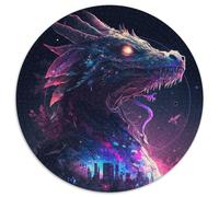 Puzzle futuristico Ryujin da 1000 pezzi, puzzle impossibili per adulti, adolescenti e ragazzi, compleanno e festa, 67,5x67,5 cm