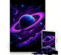 Puzzle Galassia Pianeta Viola da 1000 pezzi per adulti, gioco cognitivo per momenti di condivisione, assemblaggio di modelli, idea regalo di Babbo Natale (38x26cm)