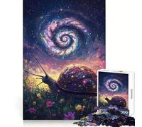 Puzzle galattico a forma di lumaca con guscio stellato, 1000 pezzi, per adolescenti, gioco di logica, antistress, taglio preciso, regalo artistico 50x75cm