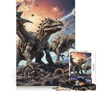 Puzzle galattico alieno preistorico da 1000 pezzi per adolescenti, rompicapo, attività per la casa, taglio premium, articolo regalo di Babbo Natale 38x26cm