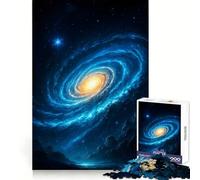 Puzzle galattico vorticoso con stelle e nebulose, 1000 pezzi, per adulti, ideale per stimolare la memoria, per momenti di relax e per comporre un'immagine artistica 38x52cm