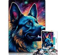 Puzzle Galaxies Sheepdogs per adulti, 1000 pezzi, antistress, per ammazzare il tempo durante le vacanze, con poster abbinato e foglio di quiz, 38x26cm