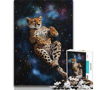 Puzzle Galaxy Cheetah da 1000 pezzi per adolescenti, gioco stimolante, ideale come regalo per tutta la famiglia (38x26cm)