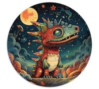 Puzzle Galaxy Dinosaurs da 1000 pezzi per adulti, puzzle rotondo da 1000 pezzi, rompicapo ad alta difficoltà per adolescenti (67,5x67,5cm)