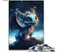 Puzzle Galaxy Dragon Baby da 1000 pezzi per adulti, puzzle per adulti impegnativo, attività per la famiglia, decorazione per la casa, regalo per le feste Dimensioni: 38x26cm