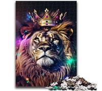 Puzzle Galaxy Lion King da 1000 pezzi per adulti e adolescenti, gioco a quiz, decorazione da parete, regali unici per compleanno e Natale (38x26cm)