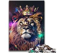 Puzzle Galaxy Lion King per adulti da 1000 pezzi, aiuta il cervello ad allenarsi, giocattoli avvincenti per coltivare la pazienza, adatti alle coppie (38x52cm)