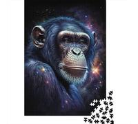 Puzzle Galaxy Monkey 100% cartone riciclato, puzzle rettangolare per bambini adulti, regalo di Natale, 1000 pezzi (38x26 cm)
