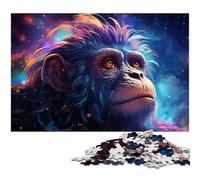 Puzzle Galaxy Monkey da 1000 pezzi per adulti, perfetti per riunioni di famiglia, compleanni, feste, 50x75CM/19,68x29,52 pollici.