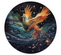Puzzle Galaxy Phoenix da 1000 pezzi per adulti Puzzle rotondi da 1000 pezzi per adulti Ideale per gli innamorati, perfetto come regalo di Natale, Capodanno e San Valentino (67,5x67,5cm)