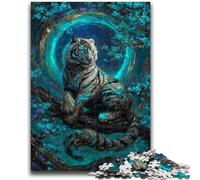 Puzzle Galaxy Tiger per adulti 1000 pezzi, per età 14+ Gioco Decorazione da parete Regali unici per compleanno e Natale 50x75cm