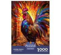 Puzzle Gallo all'alba in fattoria Artee Difficile Sfida Gioco Educativo E Stimolante Animale Di Artework 1000 Pezzi Artee Per Adulti Bambini 70x50cm/1000pcs