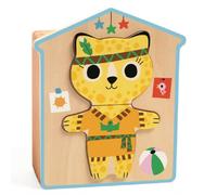 Djeco- Puzzle in Legno, Colore Misto, DJE-1678