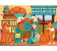 Puzzle Gatti nel Colore della Zucca 500 Pezzi