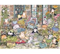 Ravensburger Crazy Cats The Good Life 500 Piece Jigsaw Puzzle for Adults & Kids Age 10 Years Up