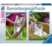 Puzzle Gattini in campagna Ravensburger 2x500 pezzi