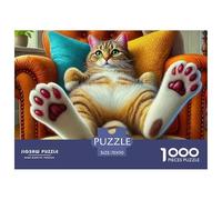 Puzzle Gatto 1000 Pezzi Set Puzzle per Adulti Relax Gioco di Puzzle per Famiglia 70x50cm/1000pcs 70x50cm/1000pcs