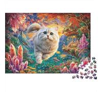 Puzzle Gatto carino 1000 Pezzi | Difficile E SfidFormicae | Giochi Di Puzzle E Decorativo Per Casa 70x50cm/1000pcs
