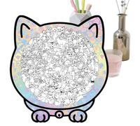 Puzzle Gatto - La Decorazione Creativa con Cornice per Foto,135 Pezzi Puzzle In Legno Con Scatola Di Conservazione - per Gioco Famiglia Amanti Animali Decorazione Soggiorno