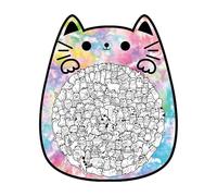 Puzzle Gatto Per Bambini,135 Pezzi a Forma di,Puzzle per Famiglie - Per Compleanno Vacanza Progetti Educativi Feste Adulti Bambini Ragazzi Ragazze