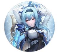 Puzzle Genshin Impact di Eula Lawrence per adulti, 1000 pezzi, puzzle rotondo, attività per famiglie, rompicapo, decorazione per la casa, regalo di Natale, 67,5x67,5 cm