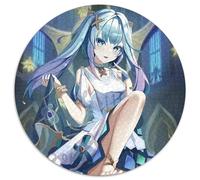 Puzzle Genshin Impact Faruzan da 1000 pezzi, puzzle rotondo da 1000 pezzi per adulti, design intricato per adolescenti, decorazioni fai da te e divertimento che stimola il cervello, 67,5x67,5 cm.