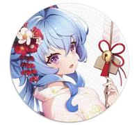 Puzzle Genshin Impact Ganyu da 1000 pezzi Puzzle rotondo da 1000 pezzi Perfetto per il divertimento in famiglia a Natale, Ringraziamento, Compleanni e Pasqua 67,5x67,5 cm