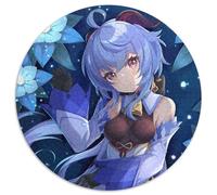 Puzzle Genshin Impact Ganyu per adulti, puzzle da 1000 pezzi per adulti, rompicapo impegnativo, attività per famiglie, decorazione per la casa, regalo di Natale, 67,5x67,5 cm