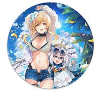 Puzzle Genshin Impact Paimon da 1000 pezzi per adulti, puzzle in cartone, gioco interattivo per famiglie, regalo creativo con illustrazioni colorate, 67,5x67,5 cm