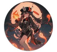 Puzzle Genshin Impact per adulti, puzzle da 1000 pezzi per adulti, rompicapo impegnativo, attività per famiglie, decorazione per la casa, regalo di Natale, 67,5x67,5 cm