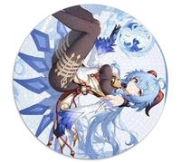 Puzzle Genshin Impact per adulti, puzzle rotondi da 1000 pezzi, livello di abilità 1000 pezzi, ideali come regali di compleanno e per le feste, 67,5x67,5 cm.
