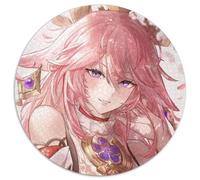 Puzzle Genshin Impact Yae Miko per adulti, puzzle da 1000 pezzi impegnativi, divertente per tutta la famiglia, perfetto per compleanni e feste, 67,5x67,5 cm.