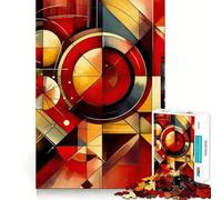 Puzzle geometrico dai colori vivaci,1000 pezzi,gioco creativo per sviluppare le capacità cognitive,componenti robusti e ben definiti,ideale da portare in viaggio,un vero e proprio regalo per stimolare