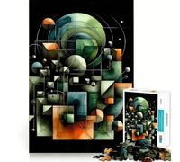 Puzzle geometrico sferico da 1000 pezzi per adulti, gioco rilassante e di concentrazione, con bordi precisi, regalo perfetto 50x75cm