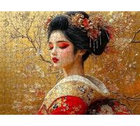 Puzzle Giappone Geisha - Puzzle 5000 Pezzi per Adulti - Puzzles Giochi Rilassamento - Bene Confezionamento in Scatola - Stampa ad Alta Definizione Colori Brillanti - Puzzles Legno Impegnativi s7h-933
