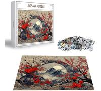 Puzzle Giappone Puzzle 4000 Pezzi Jigsaw Adulti DIY Classici Gioco, Puzzles a Forma di Paesaggio, Giochi Rilassamento e Intelligence per Ragazzi 141x87cm/4000 pcs con Scatola Regalo in Legno H-1312