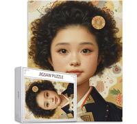 Puzzle Giappone Puzzle 4000 Pezzi Jigsaw Adulti DIY Classici Gioco, Puzzles a Forma di Ragazza, Giochi Rilassamento e Intelligence per Ragazzi 141x87cm/4000 pcs con Scatola Regalo in Legno H-5344