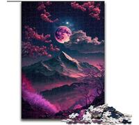 Puzzle giapponese al neon con paesaggio per adolescenti, 1000 pezzi, adatto per bambini dai 14 anni in su, ideale come regalo per tutta la famiglia (50x75cm)