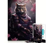 Puzzle giapponese con gatto, 1000 pezzi, ideale per ragazzi, gioco di intelligenza, divertimento in casa, taglio di qualità, regalo creativo (38x26cm)