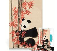 Puzzle giapponese con panda, 1000 pezzi, giocattolo di logica, Joy Premium Edge, sorpresa di compleanno (38x26cm)
