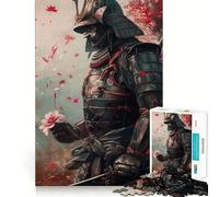Puzzle giapponese da 1000 pezzi raffigurante un guerriero samurai, ideale per adulti e ragazzi, un gioco di logica e stimolante per la casa Qualità eccellente, classico regalo (50x75cm)