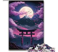 Puzzle giapponese del cancello Torii per adulti, 2000 pezzi, gioco per famiglie, antistress, sfida difficile, regalo per amici e parenti (70x100cm)