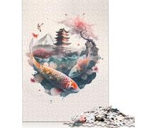 Puzzle giapponese iconico 1 per adulti, 520 pezzi, interessante puzzle antistress per donne e uomini, 520 pezzi (52x38 cm)