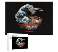 Puzzle giapponese Kanagawa Wave Ramen per adulti attività familiari giochi decorazione della casa puzzle 300 PCS