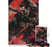 Puzzle giapponese "L'onore dei samurai" per ragazzi, 1000 pezzi, gioco di abilità mentale, svago rilassante, design da assemblare, regalo di alta qualità (38x26cm)