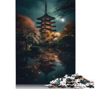 Puzzle giapponese Night 4 per adulti, 1000 pezzi, puzzle difficili da risolvere, per ragazzi e ragazze, 1000 pezzi (75x50 cm)