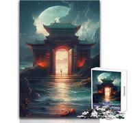 Puzzle giapponese "Porta del Paradiso" per adulti, 1000 pezzi, gioco di apprendimento strategico, regalo significativo ideale per qualsiasi evento, dimensioni 38x26cm