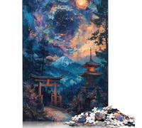Puzzle giapponese raffigurante un Torii, per adulti, giocattolo rilassante, puzzle per donne e bambini dai 12 anni in su, 520 pezzi (52x38 cm)