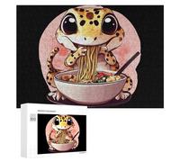 Puzzle giapponese Ramen leopardo geco per adulti attività familiari giochi decorazione della casa puzzle 300 PCS